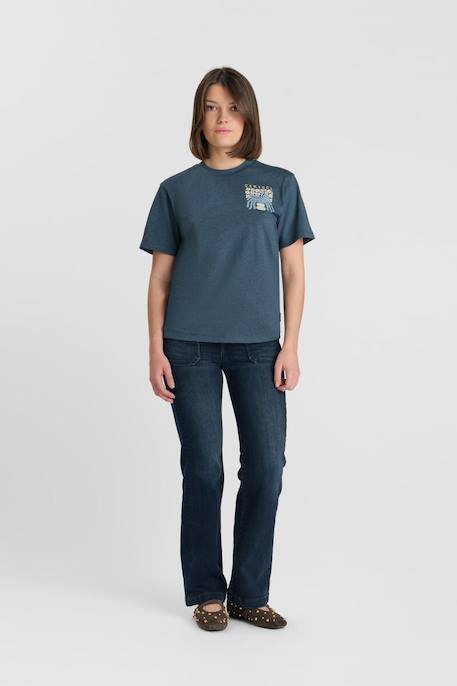 Jeans  flare, longueur 34 Blue / black 2 - vertbaudet enfant 