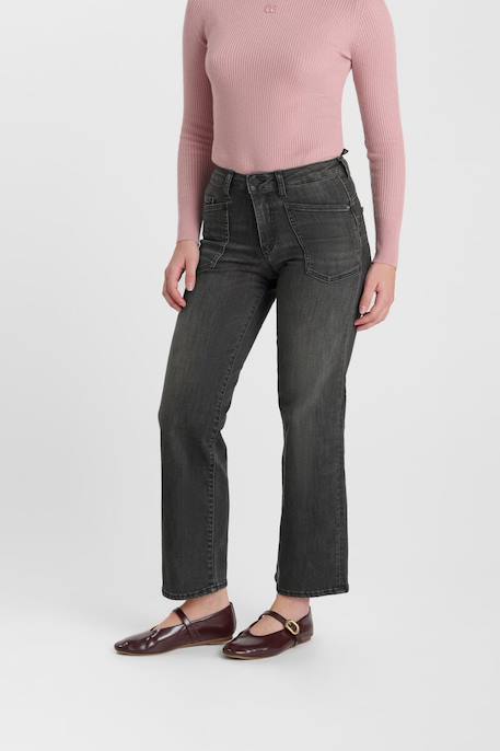 Jeans droite pulph22, longueur 34 Black / black 1 - vertbaudet enfant 