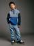 Sweat polaire garçon manches longues bleu+vert 7 - vertbaudet enfant 