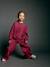 Ensemble sweat et pantalon jogging fille prune 3 - vertbaudet enfant 