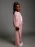 Pantalon jogging large fille vieux rose 2 - vertbaudet enfant 