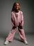 Sweat zippé fille vieux rose 6 - vertbaudet enfant 