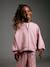 Sweat zippé fille vieux rose 1 - vertbaudet enfant 