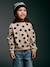 Sweat fille col rond écru+ivoire+rose pâle+taupe 18 - vertbaudet enfant 