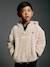 Sweat polaire à capuche garçon blanc 1 - vertbaudet enfant 