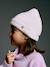 Bonnet fille cote écru+marine 1 - vertbaudet enfant 