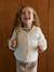 Gilet boutonné fille écru+vieux rose 1 - vertbaudet enfant 