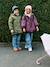 Parka fille à capuche doublée imitation fourrure bois de rose+camel+marine+noir+prune+vert foncé 43 - vertbaudet enfant 