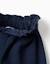 Pantalon en coton à jambe large avec fleurs brodées Bleu foncé 3 - vertbaudet enfant 