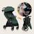 Poussette compacte ingrid légère et pliable jusqu’à 22 kg avec amortissement Beige sand+Black onyx+Green emerald+Grey stone+Pink mauve 15 - vertbaudet enfant 