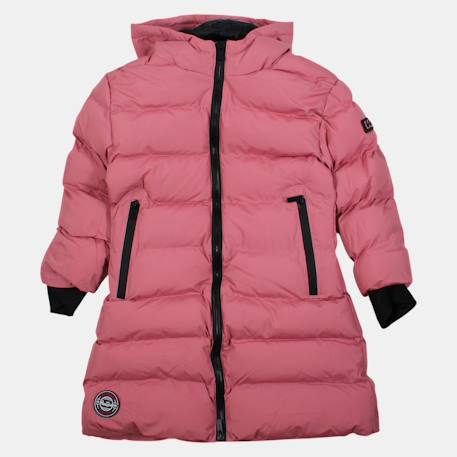Doudoune longue fille Blanc+Marine+Noir+Rose 22 - vertbaudet enfant 