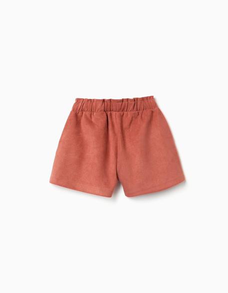 Short en maille interlock avec ceinture intégrée Marrón 2 - vertbaudet enfant 