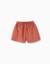 Short en maille interlock avec ceinture intégrée Marrón 2 - vertbaudet enfant 