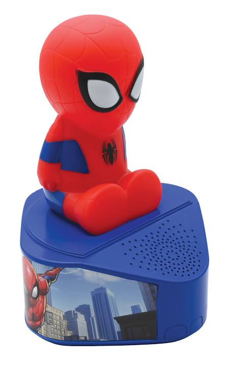 Enceinte bluetooth avec figurine lumineuse de spiderman BLEU 3 - vertbaudet enfant 