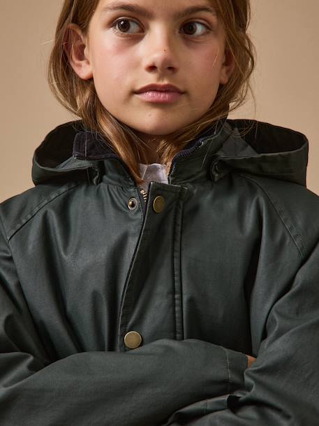 Blouson matelassé col montant fille Marine 3 - vertbaudet enfant 