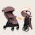 Poussette compacte ingrid légère et pliable jusqu’à 22 kg avec amortissement Beige sand+Black onyx+Green emerald+Grey stone+Pink mauve 29 - vertbaudet enfant 