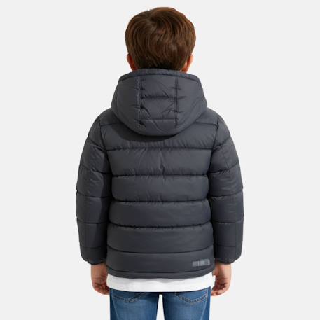 Doudoune garçon Gris+Kaki+Marine+Noir 3 - vertbaudet enfant 