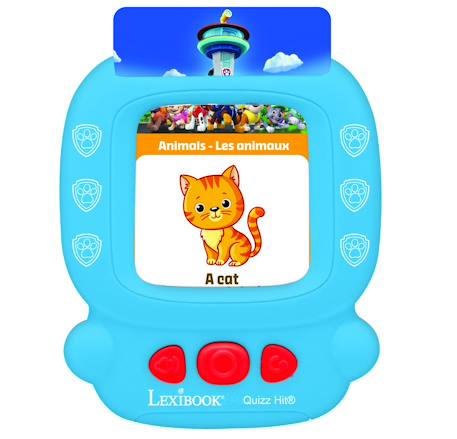 Lecteur de cartes interactif parlant bilingue quizz hit pat patrouille anglais et français BLEU 2 - vertbaudet enfant 