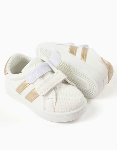 Baskets à rayures avec fermeture à scratch Or 4 - vertbaudet enfant 