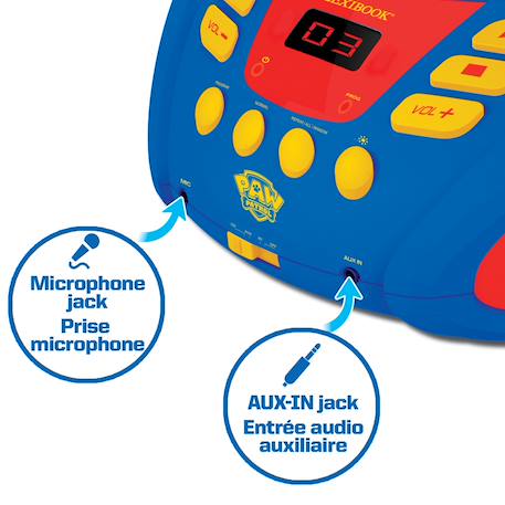 Lecteur cd bluetooth la pat’ patrouille BLEU 4 - vertbaudet enfant 