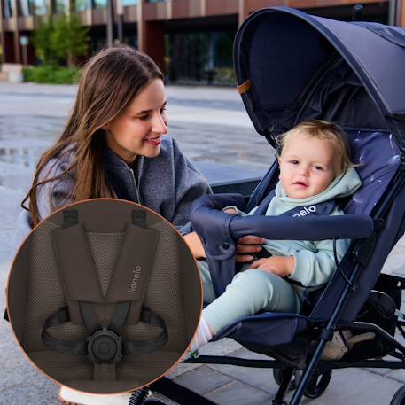 Poussette canne compacte elia légère 6-36 mois avec moustiquaire Beige taupe+Black onyx+Brown chocolate+Green graphite 16 - vertbaudet enfant 