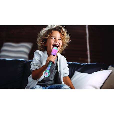 Microphone gabby et la maison magique avec tube lumineux et enceinte ROSE 5 - vertbaudet enfant 