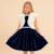 Robe fille en velours hepburn Bleu marine 6 - vertbaudet enfant 