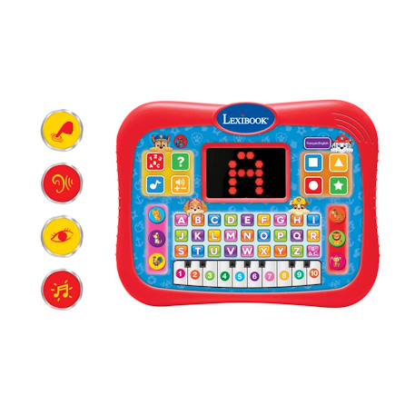 Tablette pat'patrouille éducative bilingue parlante abc (fr/en) ROUGE 2 - vertbaudet enfant 