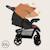 Poussette tout-terrain emma 6-36 mois avec sac et pliage rapide Coral pink+Green emerald+Grey dove+Pink scandi+Stone 5 - vertbaudet enfant 