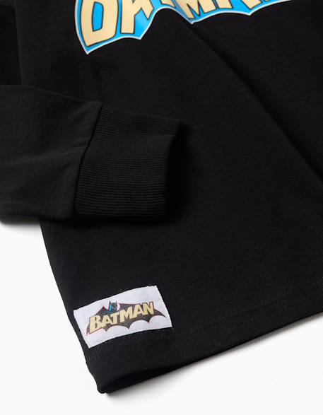 T-shirt en coton à manches longues avec imprimés batman Noir 3 - vertbaudet enfant 