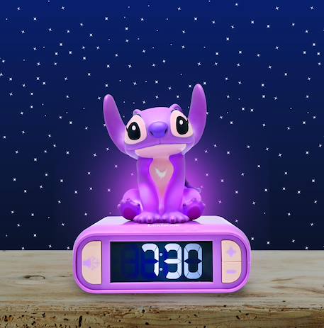Réveil avec veilleuse angel en 3d ROSE 6 - vertbaudet enfant 