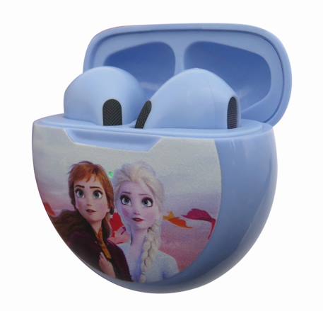 Écouteurs sans fil bluetooth la reine des neiges BLEU 1 - vertbaudet enfant 