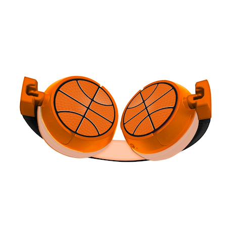 Casque 2 en 1 basketball bluetooth et filaire avec limitation de son ORANGE 5 - vertbaudet enfant 