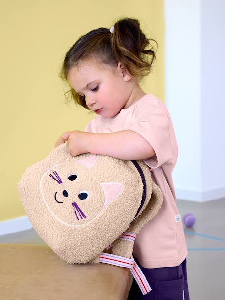 Sac à dos Tiny Team marron+rose 11 - vertbaudet enfant 
