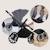 Poussette trio mika plus jusqu’à 4 ans avec nacelle, siège-auto et accessoires Beige sand+Black onyx+Green olive+Grey stone+Mocha mousse 24 - vertbaudet enfant 