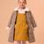 Robe salopette  velours   lola Jaune 6 - vertbaudet enfant 