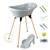 Pack bain vasco 9 en 1 gris charme Gris 1 - vertbaudet enfant 