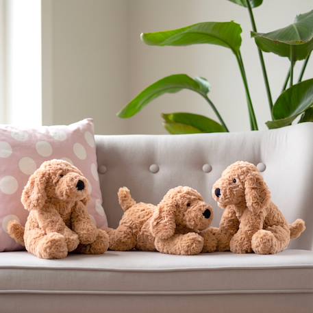Peluche doudou chien ultra douce 28 cm Beige 3 - vertbaudet enfant 