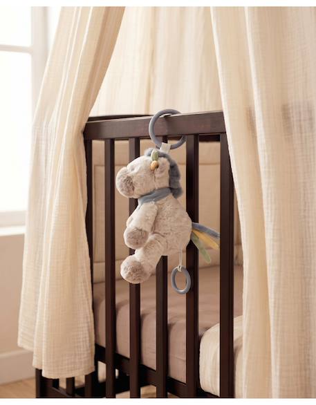 Peluche musicale nomade poney lino 20 cm Beige 3 - vertbaudet enfant 