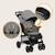 Poussette tout-terrain emma 6-36 mois avec sac et pliage rapide Coral pink+Green emerald+Grey dove+Pink scandi+Stone 14 - vertbaudet enfant 