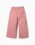 Pantalon en sergé à jambe large avec poches cargo Rose 2 - vertbaudet enfant 