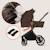 Poussette trio mika plus jusqu’à 4 ans avec nacelle, siège-auto et accessoires Beige sand+Black onyx+Green olive+Grey stone+Mocha mousse 27 - vertbaudet enfant 
