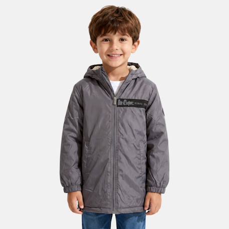 Parka enfant Gris+Kaki+Marine+Noir 1 - vertbaudet enfant 