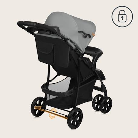Poussette tout-terrain emma 6-36 mois avec sac et pliage rapide Coral pink+Green emerald+Grey dove+Pink scandi+Stone 16 - vertbaudet enfant 