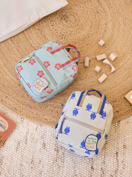 Sac à dos enfant Square bleu+rose 13 - vertbaudet enfant 