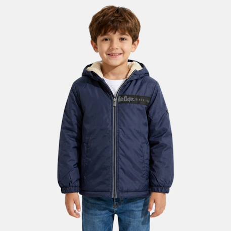 Parka enfant Gris+Kaki+Marine+Noir 13 - vertbaudet enfant 