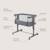 Lit cododo berceau 3en1 Aurora avec matelas et sac Beige cappuccino+Beige taupe+Green sage+Grey concrete+Grey monument 26 - vertbaudet enfant 