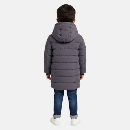Doudoune longue garçon Gris+Kaki+Marine+Noir 3 - vertbaudet enfant 