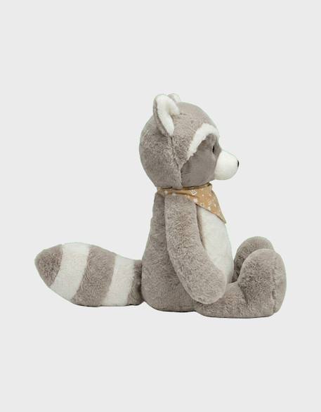 Peluche raton laveur raku 60 cm Ecru 4 - vertbaudet enfant 