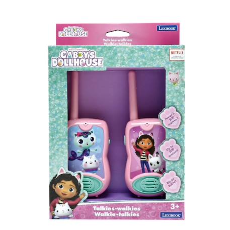 Talkies-walkies 200m gabby et la maison magique ROSE 3 - vertbaudet enfant 